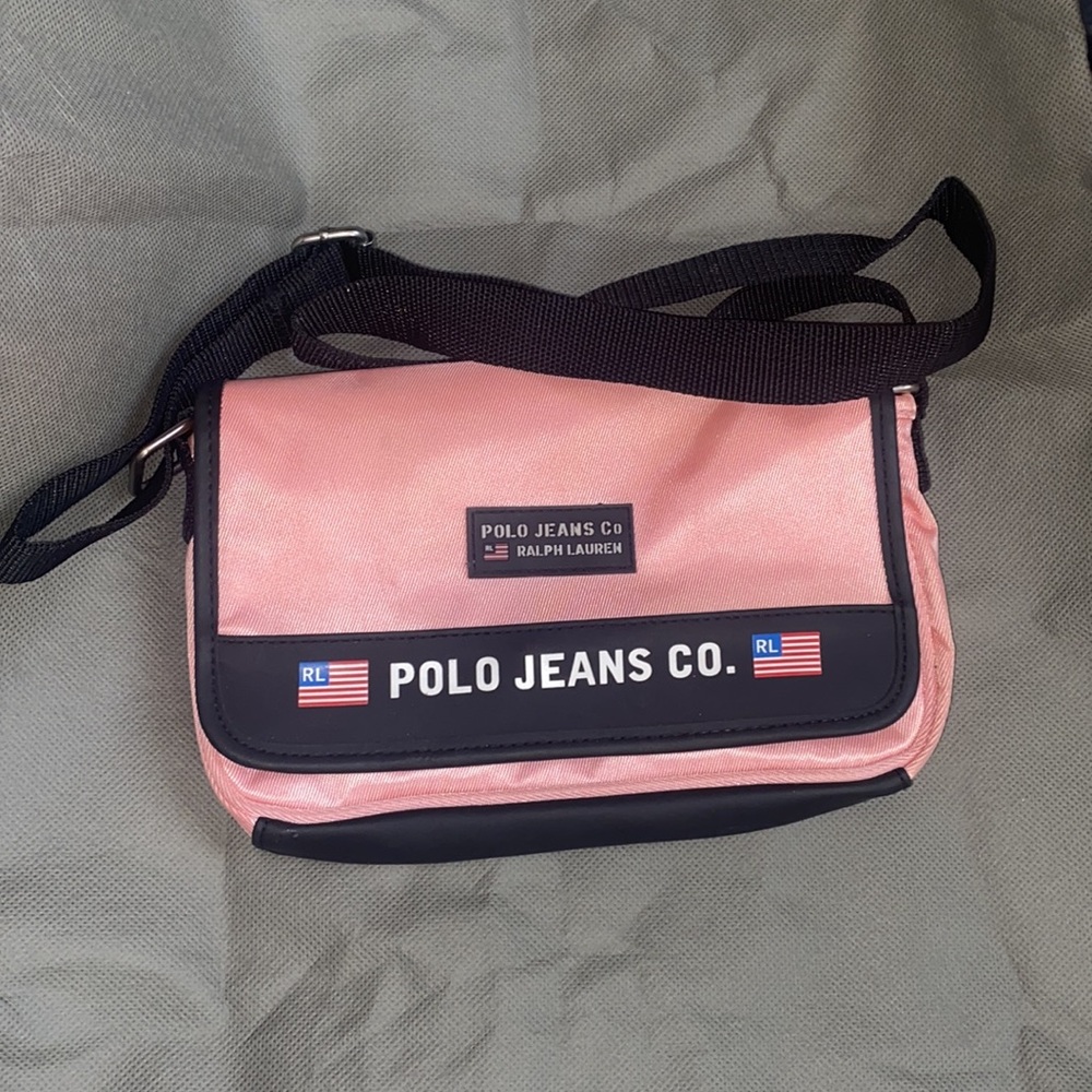 Rare Vintage Pink Polo sport crossbody